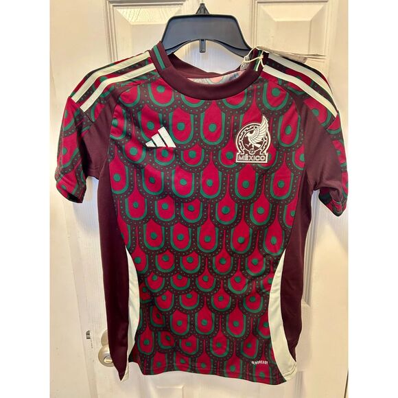 NWT Adidas Mexico National Team 2024 Jersey Women's Small Futbol Soccer - Picture 1 of 7